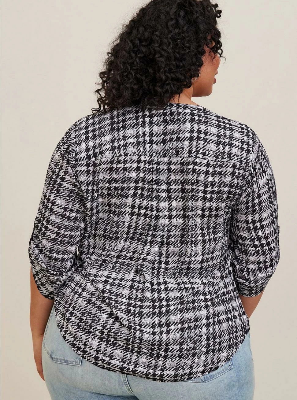 TORRID Harper Georgette Pullover 3/4 Sleeve Blouse - Image 3