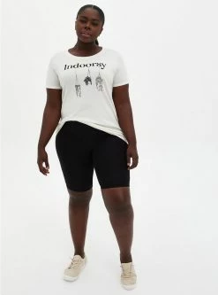 TORRID 9 Inch Signature Waist Bike Short