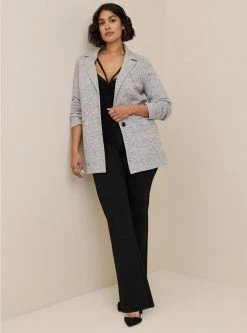 TORRID Studio Double Knit Boyfriend Blazer