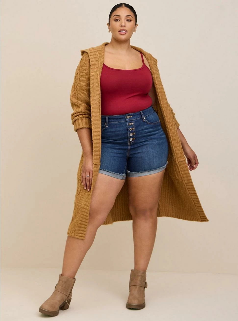 TORRID 5 Inch Vintage Stretch High-Rise Short - Image 2