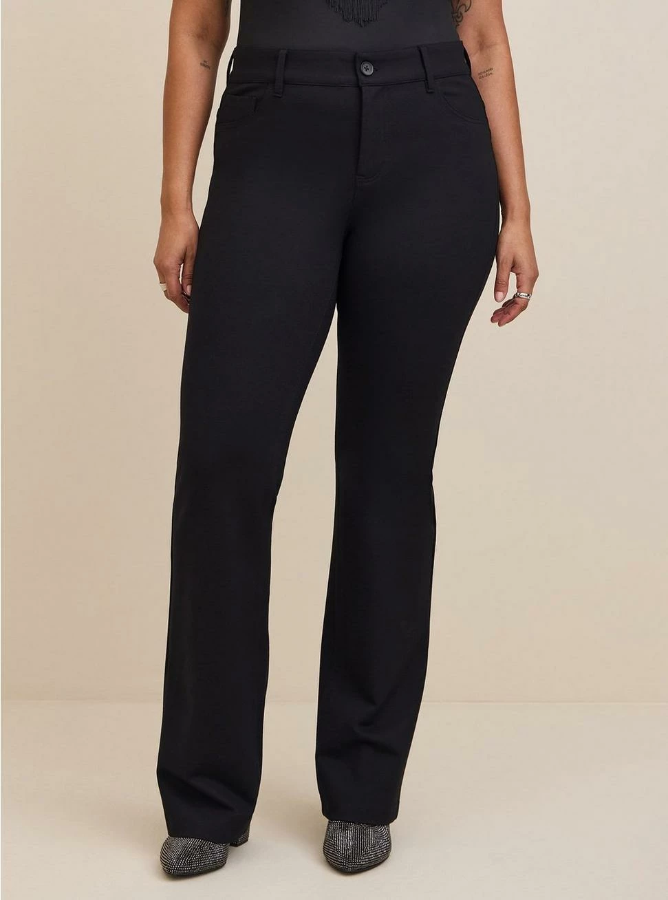 TORRID Bombshell Boot Studio Luxe Ponte High-Rise Pant - Image 2