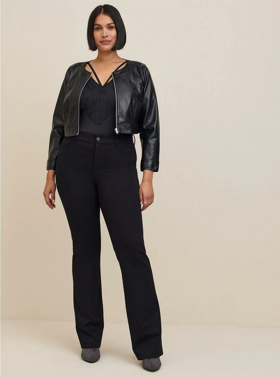 TORRID Bombshell Boot Studio Luxe Ponte High-Rise Pant