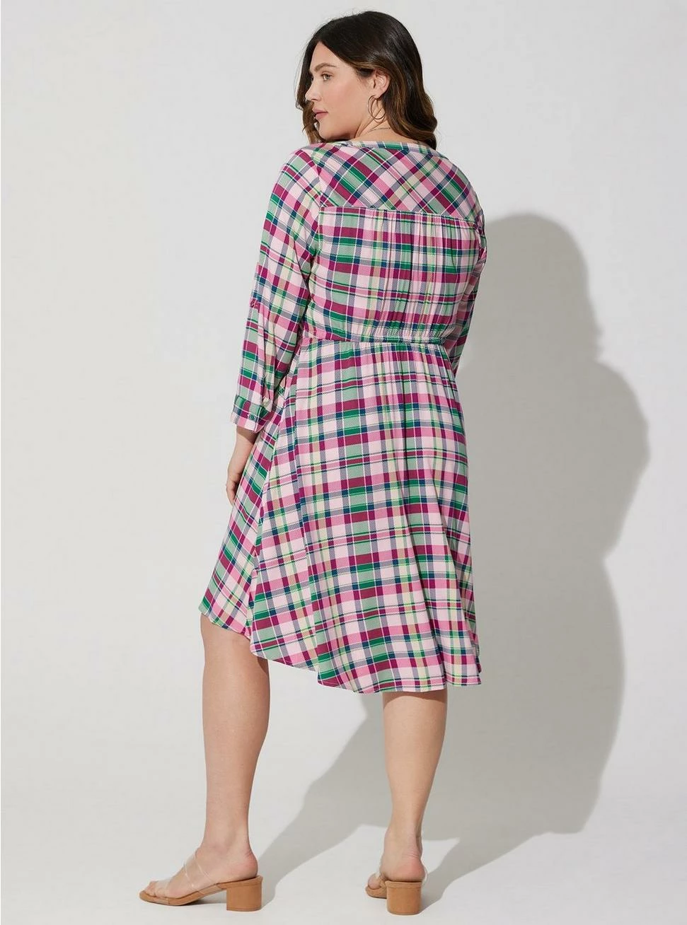 TORRID Mini Challis High-Low Shirt Dress - Image 3