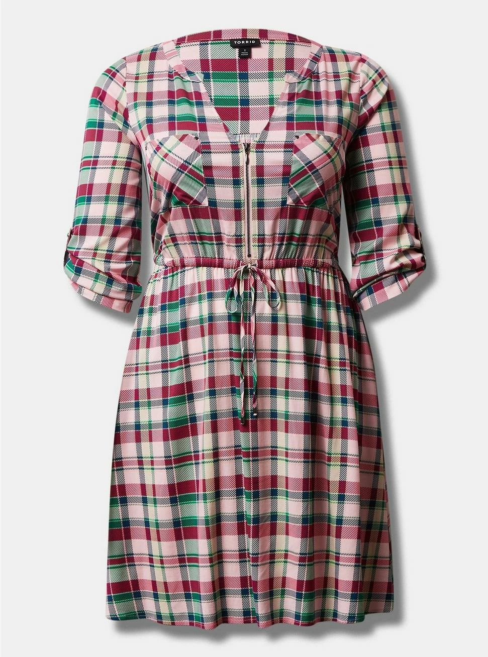 TORRID Mini Challis High-Low Shirt Dress - Image 5