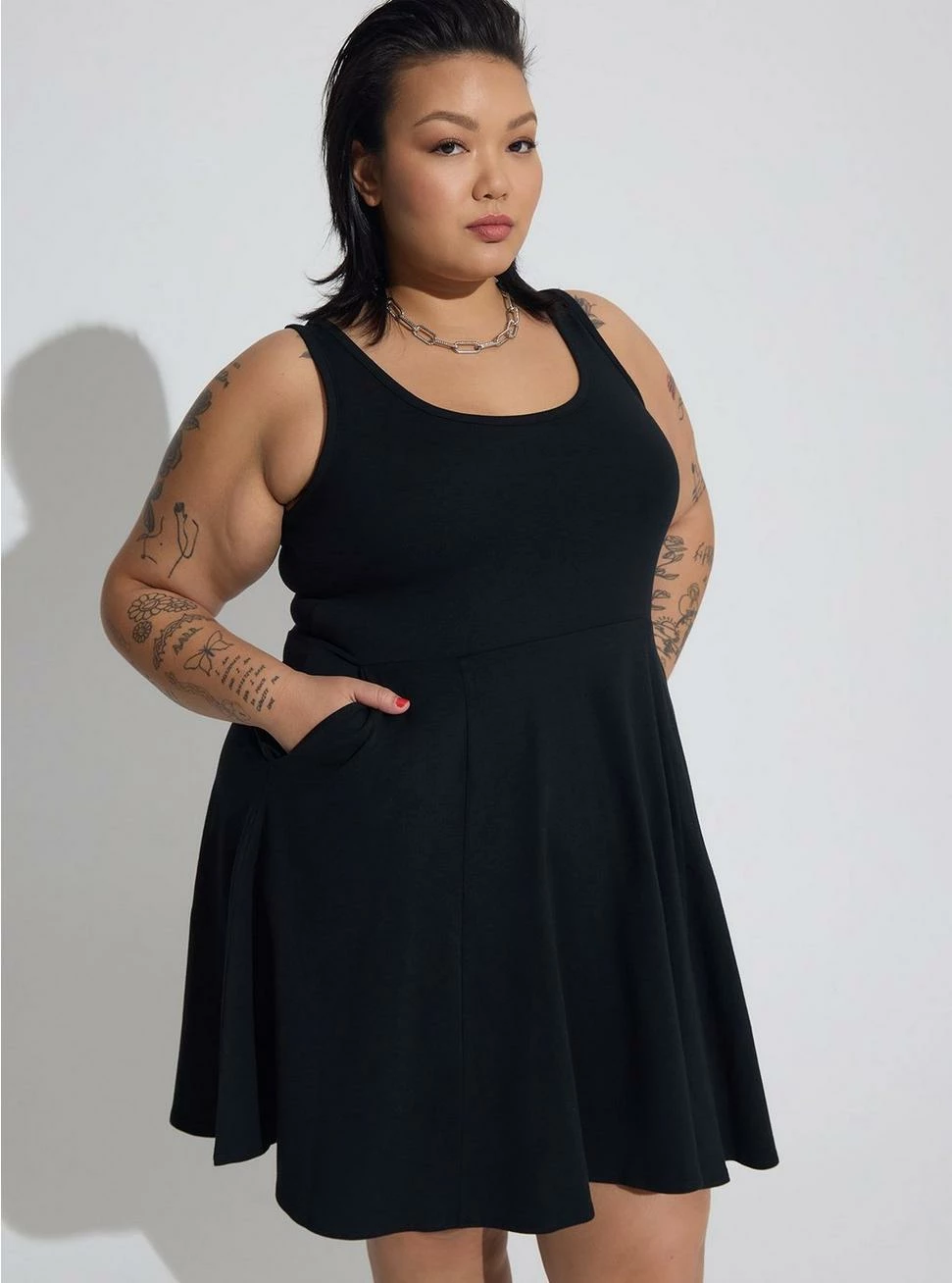 TORRID Mini Foxy Skater Dress - Image 2