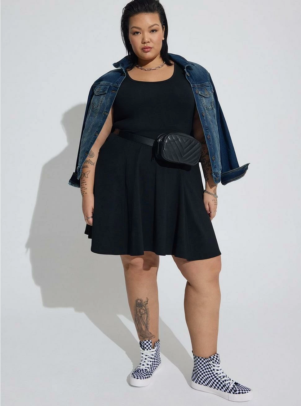 TORRID Mini Foxy Skater Dress