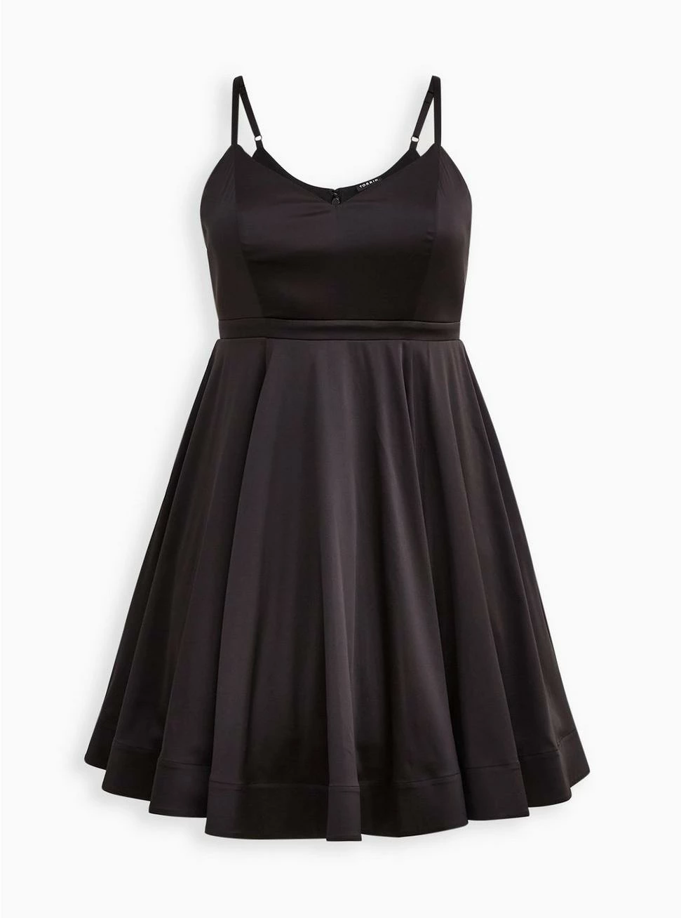 TORRID Mini Satin Skater Dress - Image 4