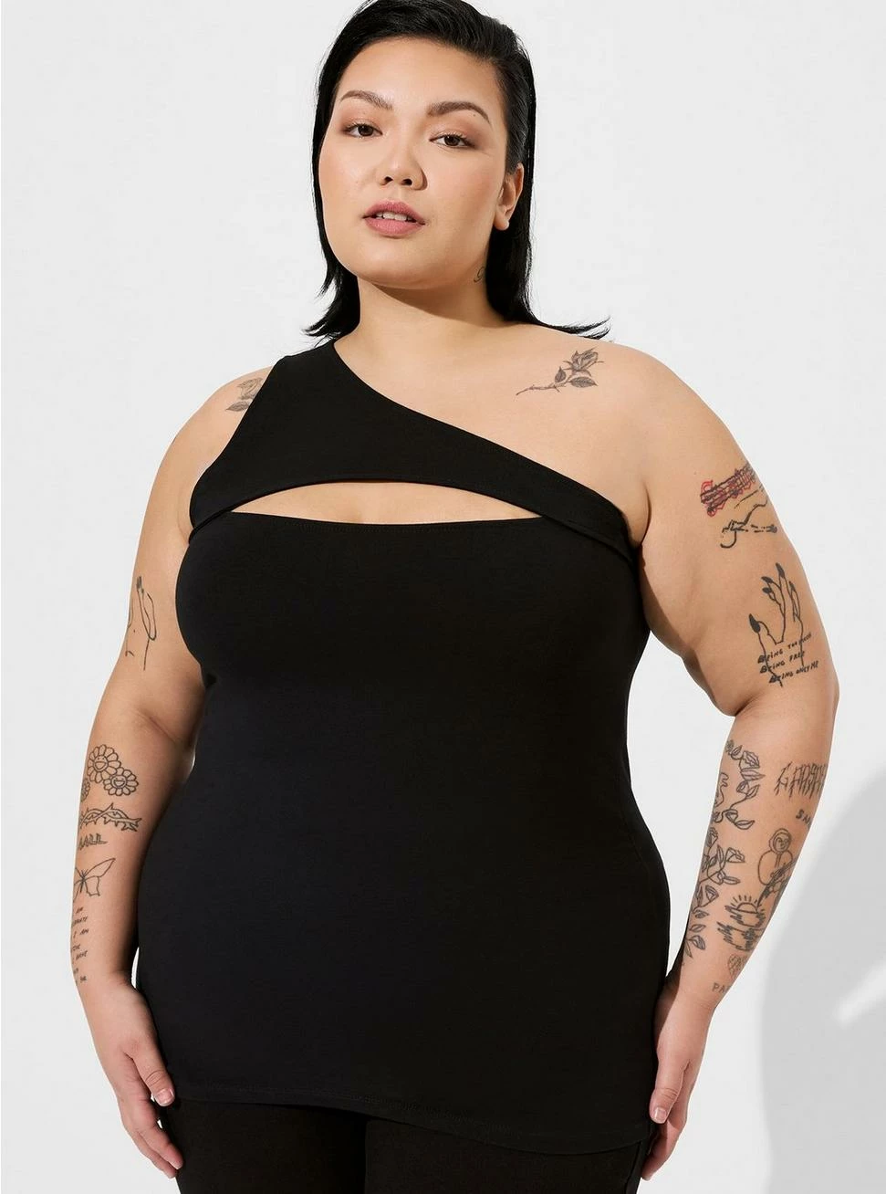 TORRID Foxy Cutout One Shoulder Top - Image 2