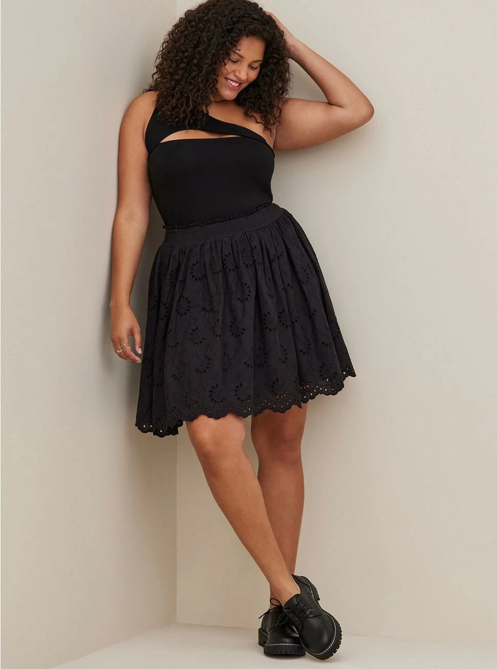 TORRID Foxy Cutout One Shoulder Top - Image 5