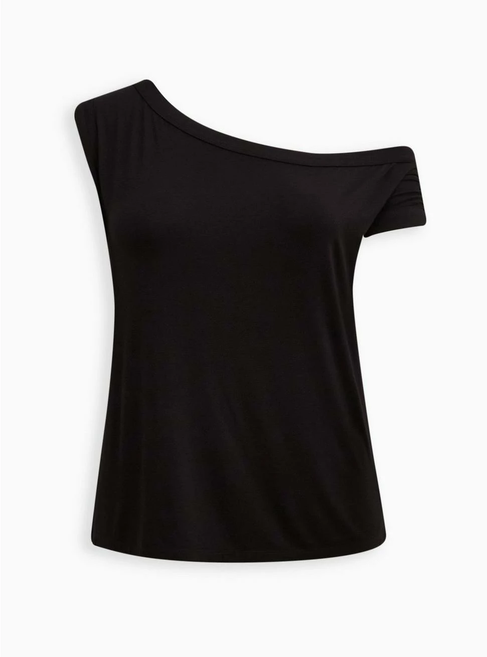 TORRID Super Soft Off-Shoulder Asymmetrical Sleeve Top - Image 5