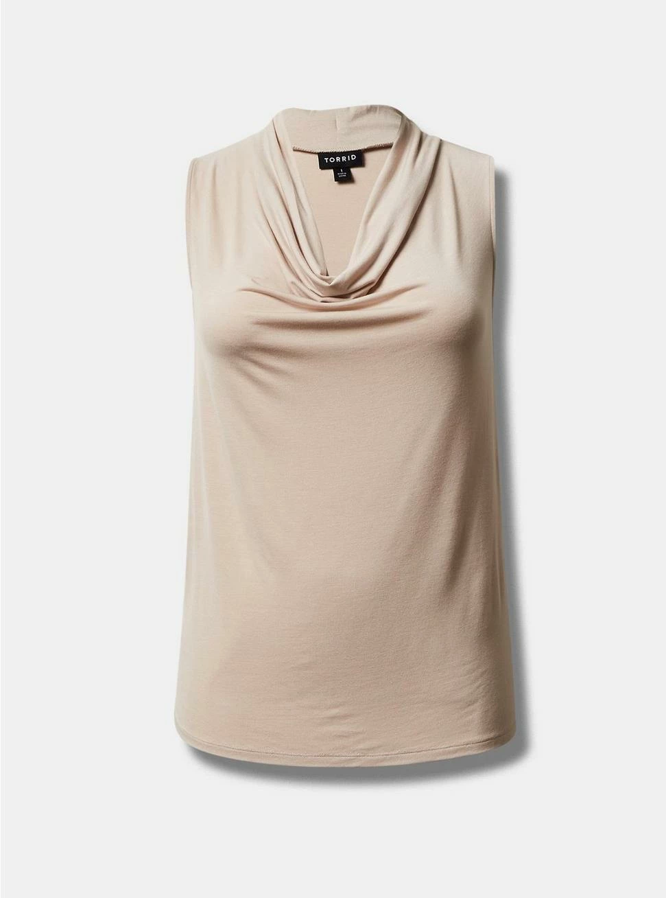 TORRID Studio Tissue Jersey Drape Neck Tank - Image 5