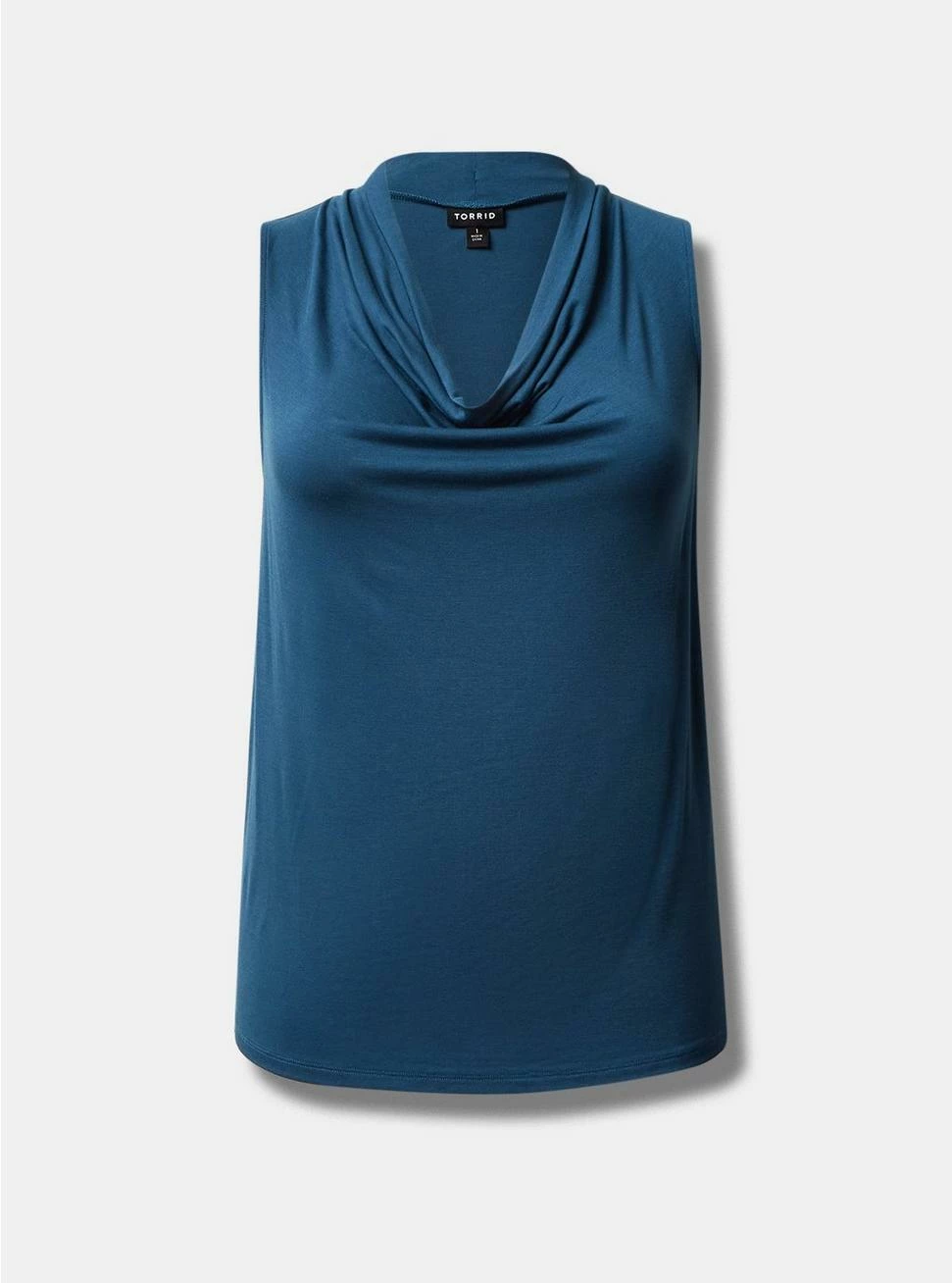 TORRID Studio Tissue Jersey Drape Neck Tank - Image 4