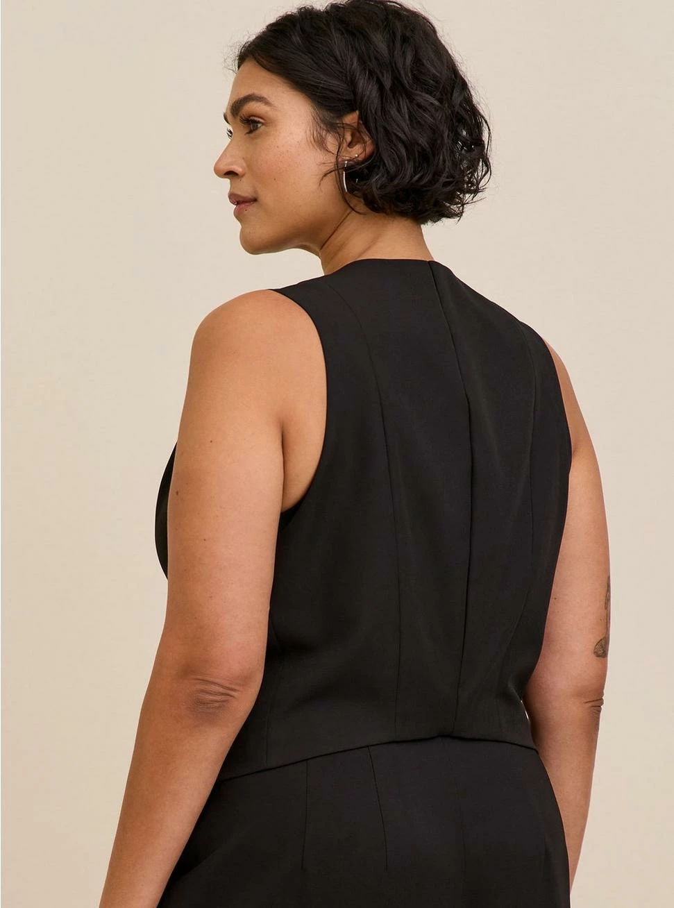 TORRID Studio Refined Crepe Tailored Vest - Image 3