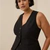 TORRID Studio Refined Crepe Tailored Vest
