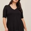 TORRID Favorite Tunic Super Soft V-Neck Hi-Low Tee