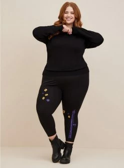 TORRID Disney Tangled Crop Signature Waistband Premium Legging