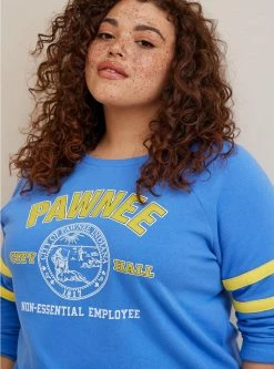 TORRID Universal Parks & Recreation Classic Fit Cozy Fleece Crew Neck Sweatshirt