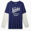 Null The Sandlot Classic Fit Cotton Waffle 2Fer Tee