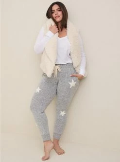 TORRID Sherpa Drape Vest