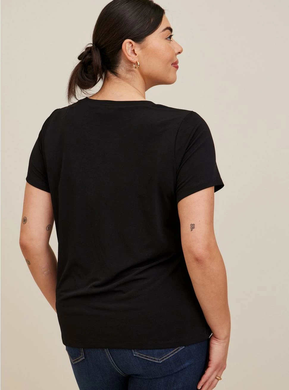 TORRID Studio Knit Crew Neck Tee - Image 3