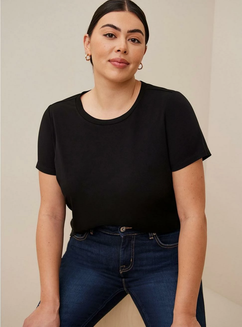TORRID Studio Knit Crew Neck Tee