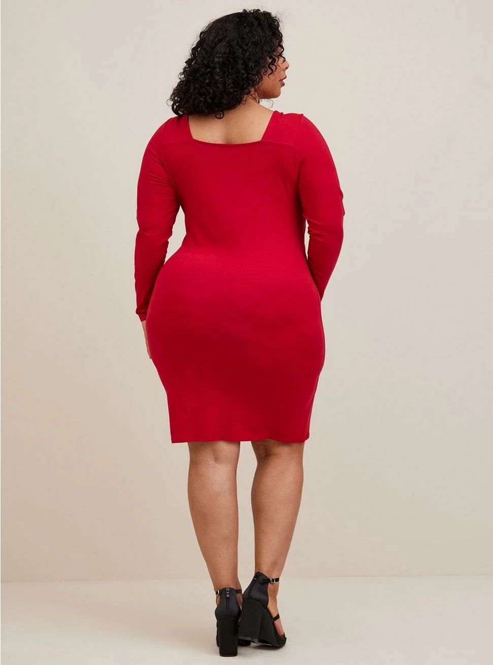 TORRID Mini Foxy Square Neck Bodycon Dress - Image 3