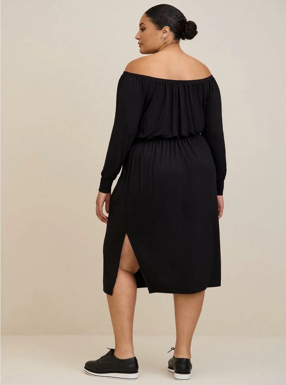 TORRID Midi Supersoft Slit Dress - Image 2
