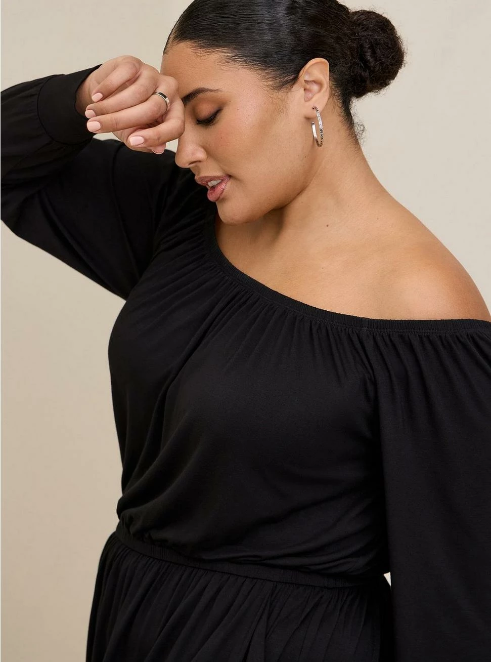 TORRID Midi Supersoft Slit Dress - Image 4