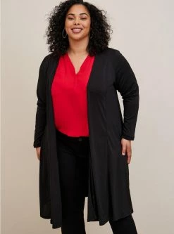 TORRID Crepe Open Front Duster