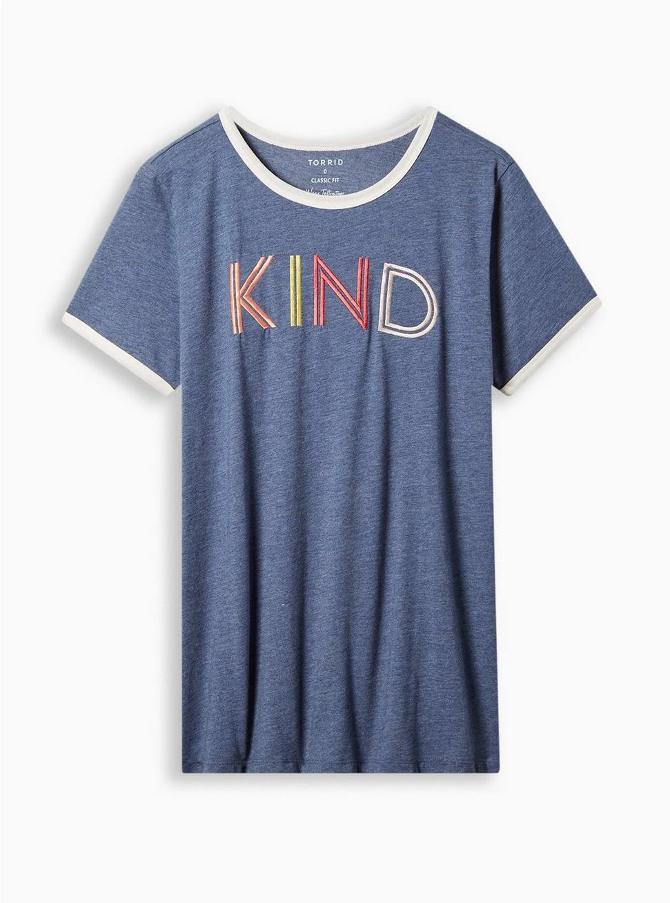 Null Kind Classic Fit Signature Jersey Crew Neck Ringer Tee
