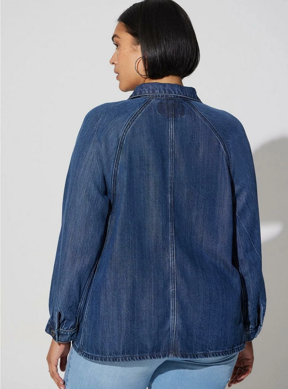 TORRID Tencel Chore Jacket - Image 3