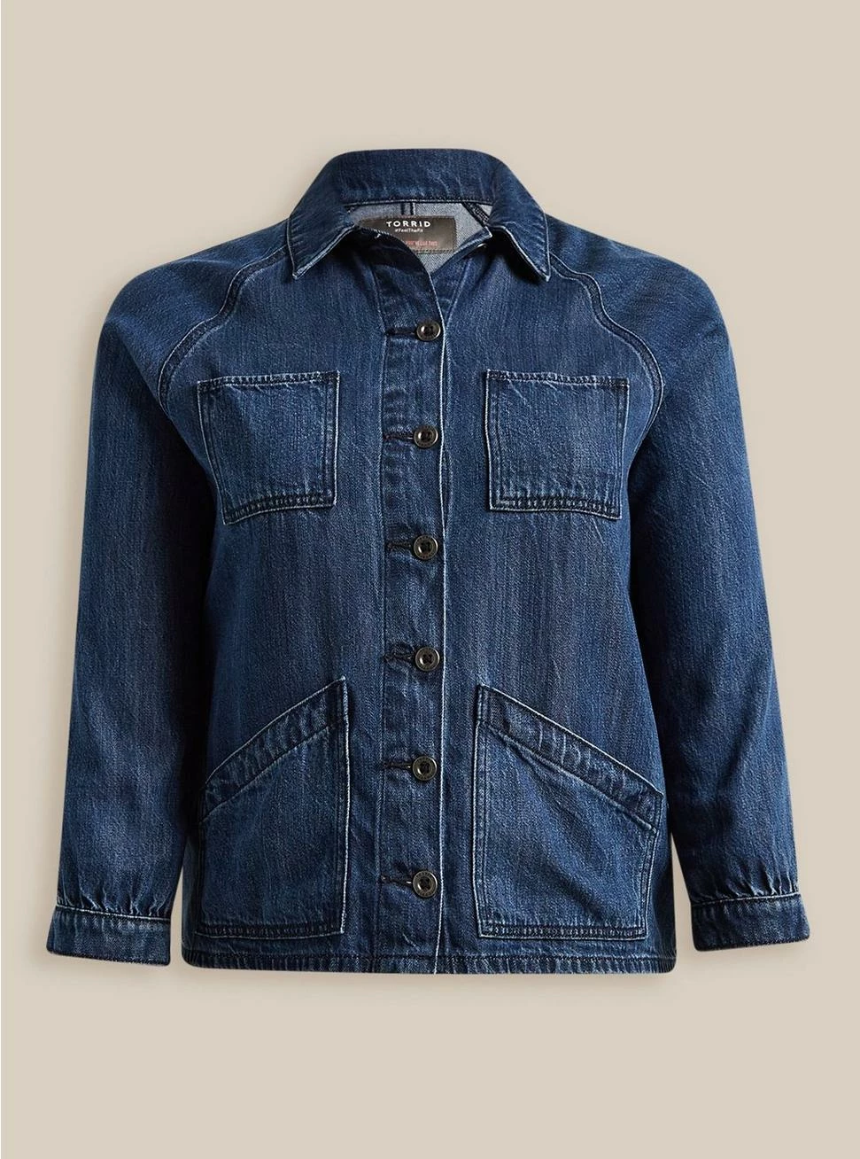 TORRID Tencel Chore Jacket - Image 5