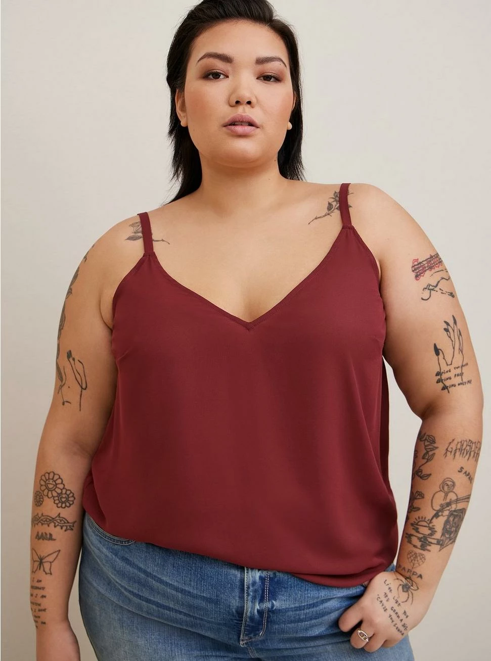 TORRID Georgette V-Neck Cami