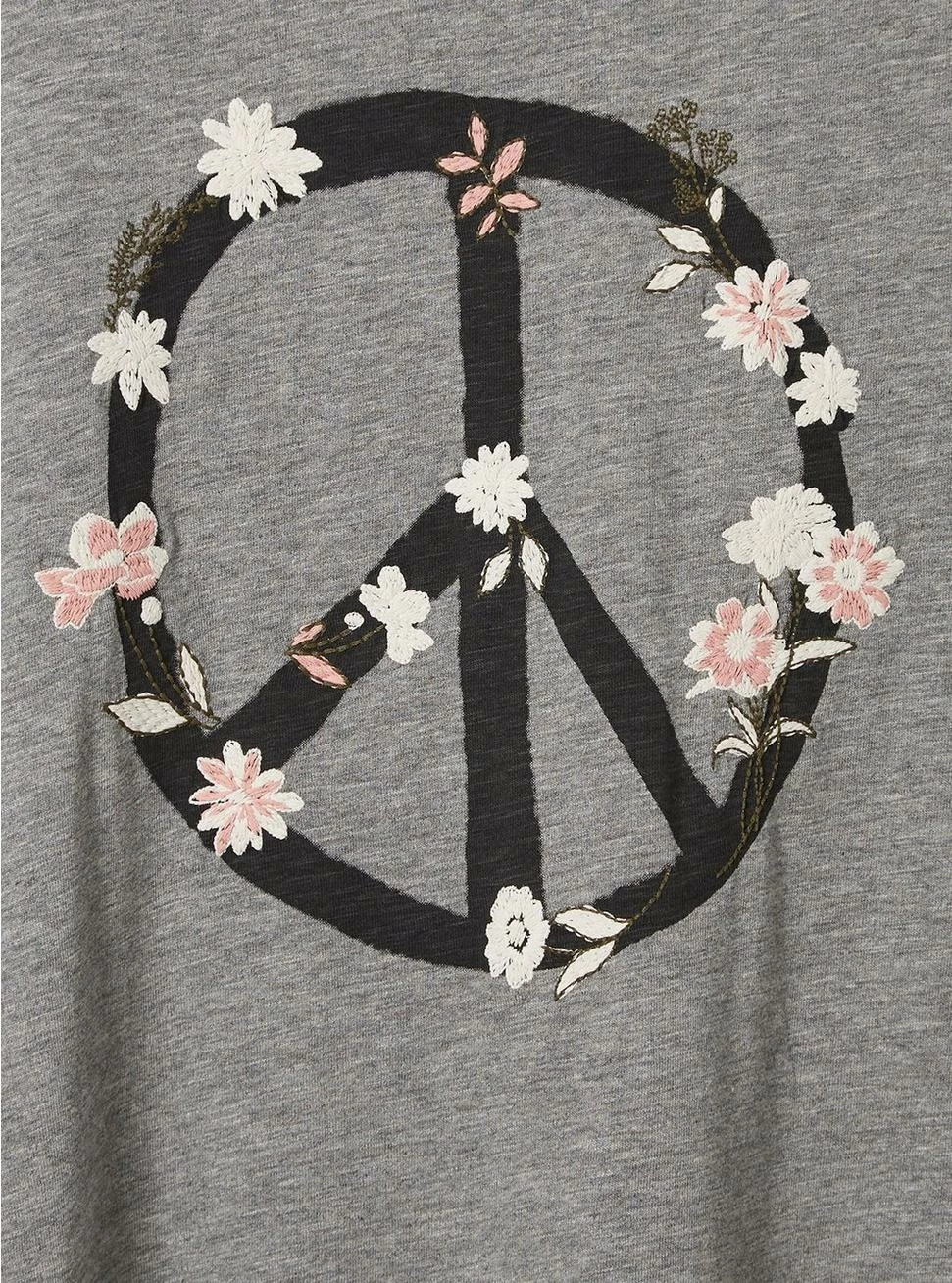 Null Moon Phase Relaxed Fit Super Soft Slub Crew Neck Dolman Banded Foil Tee - Image 4