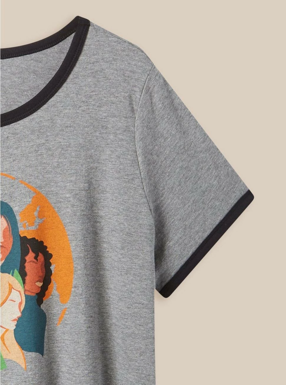 Null #TORRIDSTRONG We Can Classic Fit Cotton Jersey Crew Neck Ringer Tee - Image 2