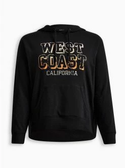 Null West Coast Relaxed Fit Cozy Fleece Long Sleeve Hoodie