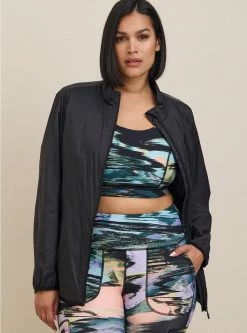 HAPPYCAMPER Happy Camper Nylon Woven Lightweight Active Jacket