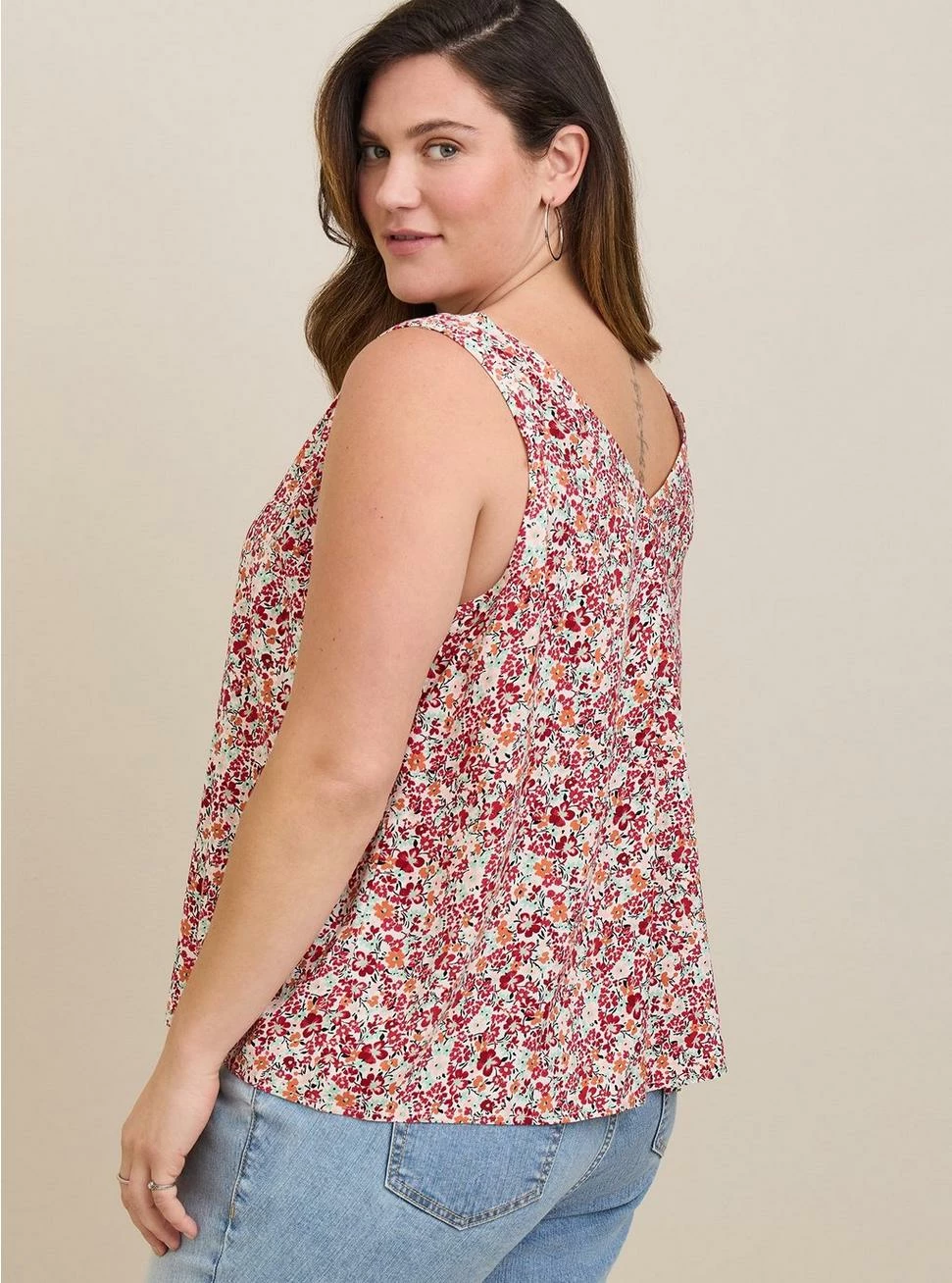 TORRID Challis Stitch Detail Tank - Image 3