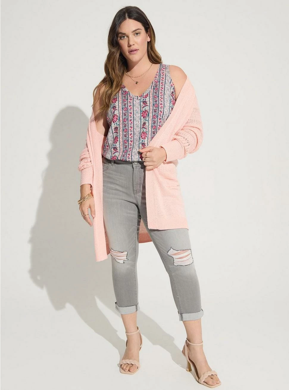 TORRID Challis Stitch Detail Tank - Image 2