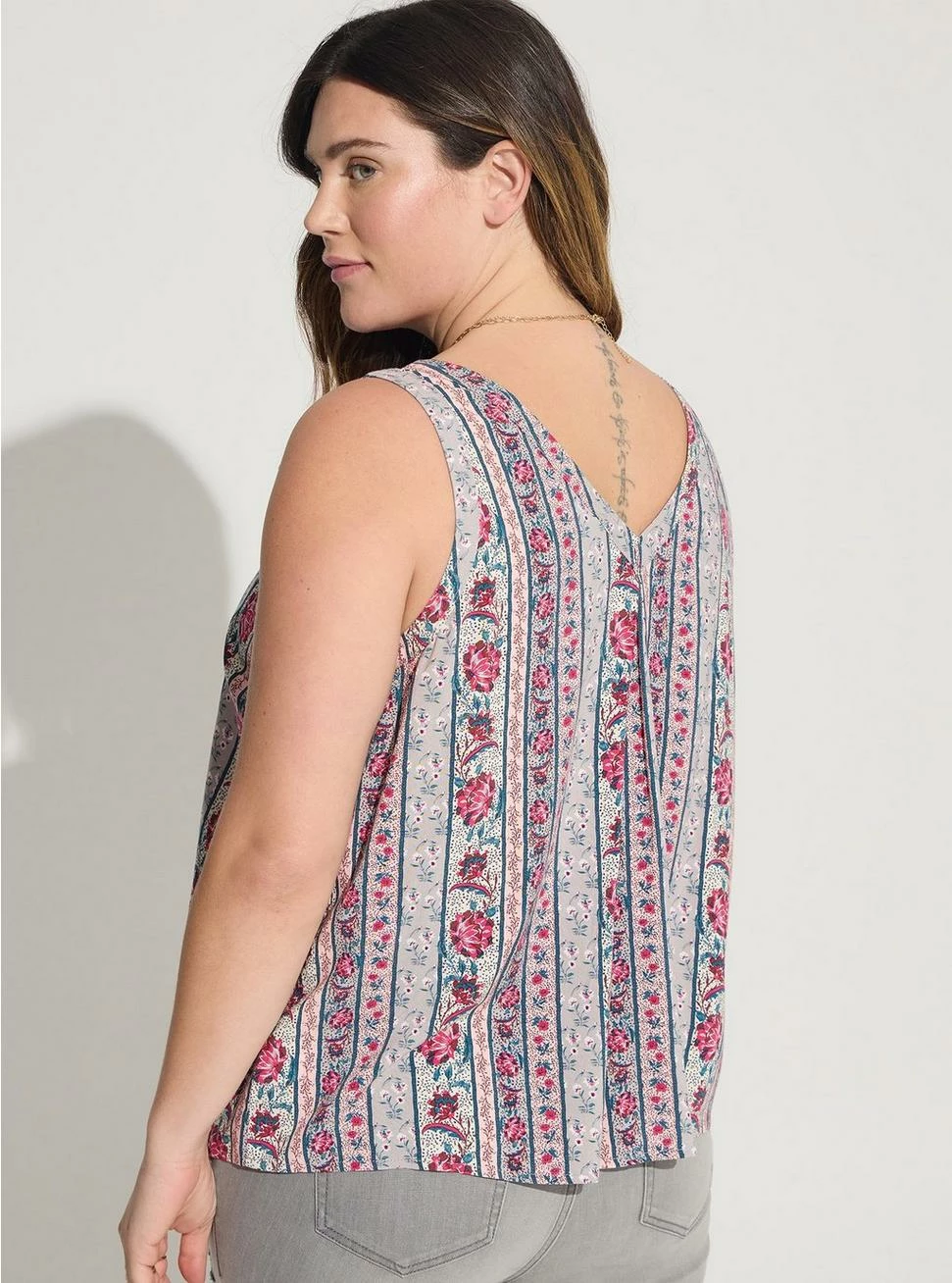 TORRID Challis Stitch Detail Tank - Image 3