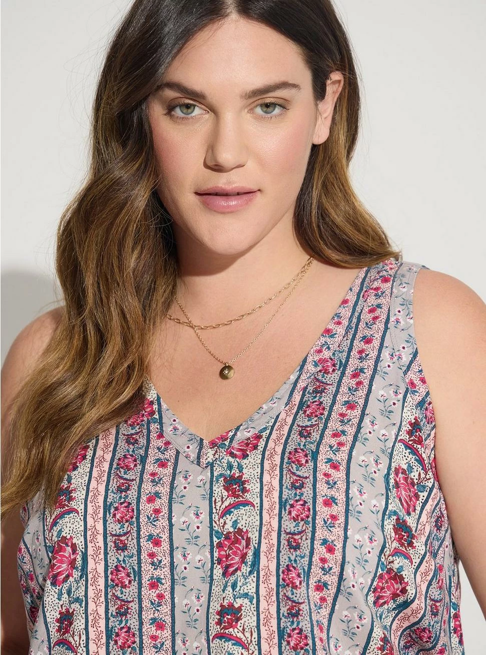 TORRID Challis Stitch Detail Tank - Image 4