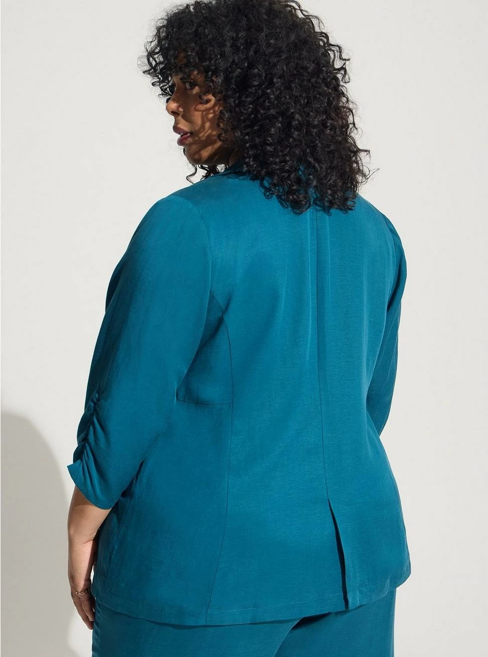 TORRID Studio Linen Blazer - Image 2