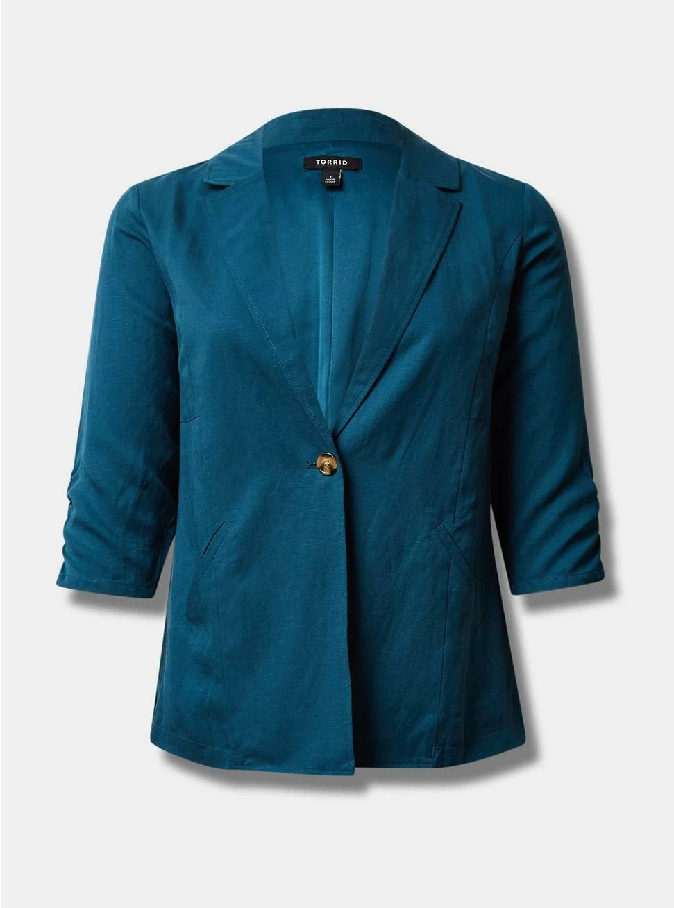 TORRID Studio Linen Blazer - Image 5