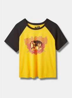 TORRID Black Sabbath Classic Fit Raglan Crop Top