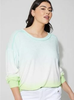 TORRID Reverse Terry Drop Shoulder Sweatshirt