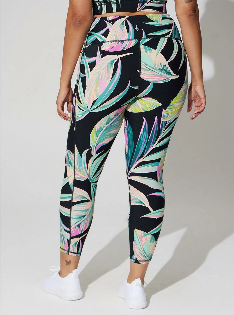 TORRID Performance Core Crop V Band Active Legging - Image 3