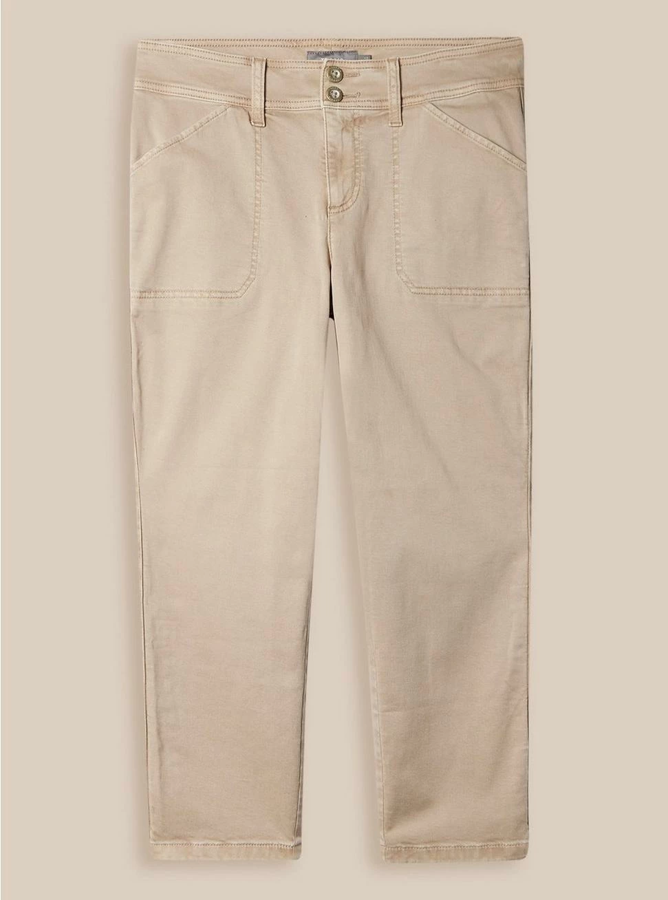 TORRID Crop Aviator Skinny Stretch Twill Mid-Rise Pant - Image 4