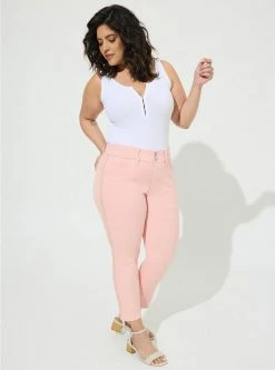 TORRID Crop Aviator Skinny Stretch Twill Mid-Rise Pant