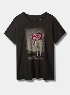 Null Keep The Dream Alive Vintage Cotton Crew Tee