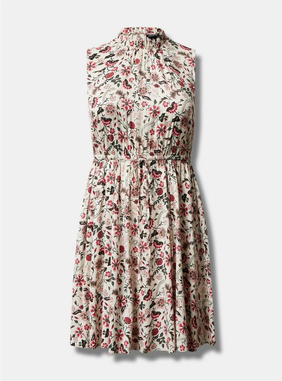 TORRID Mini Stretch Challis Hi-Low Dress - Image 5